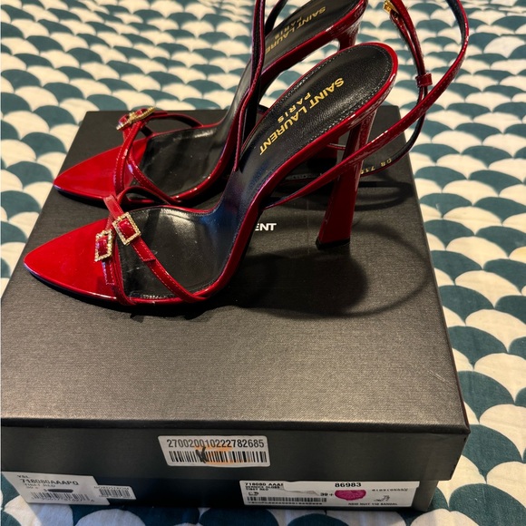 YSL sandals Vernice Red. - Picture 5 of 7